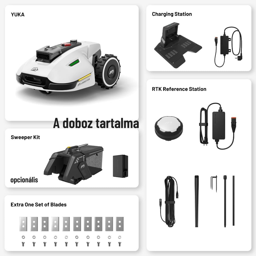 Yuka 2000 RTK GPS + 3D Vision Kamera rendszerrel