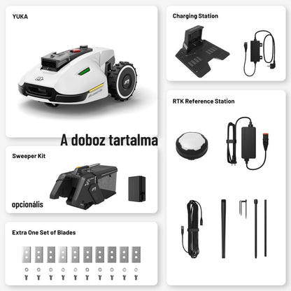 Yuka 2000 RTK GPS + 3D Vision Kamera rendszerrel