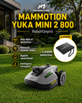 YUKA mini 2 800 robotfűnyíró Ajándék Garázs