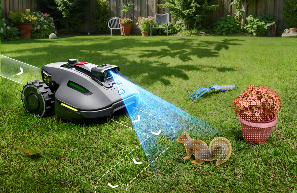 YUKA mini 2 800 robotfűnyíró Ajándék Garázs