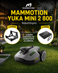 YUKA mini 2 800 robotfűnyíró Ajándék Garázs + Karbantartó Állvány Beérkezés Május 21